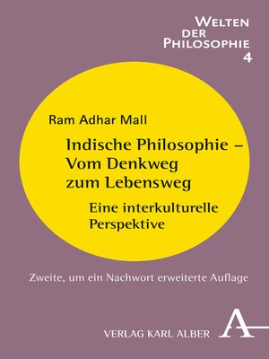 cover image of Indische Philosophie--Vom Denkweg zum Lebensweg